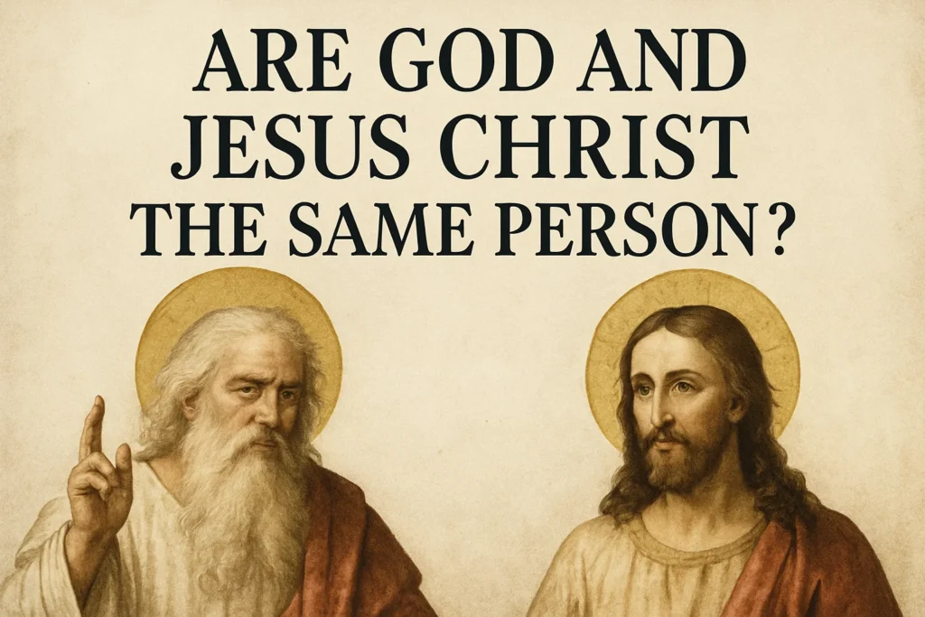 Are God and Jesus Christ the Same Person
