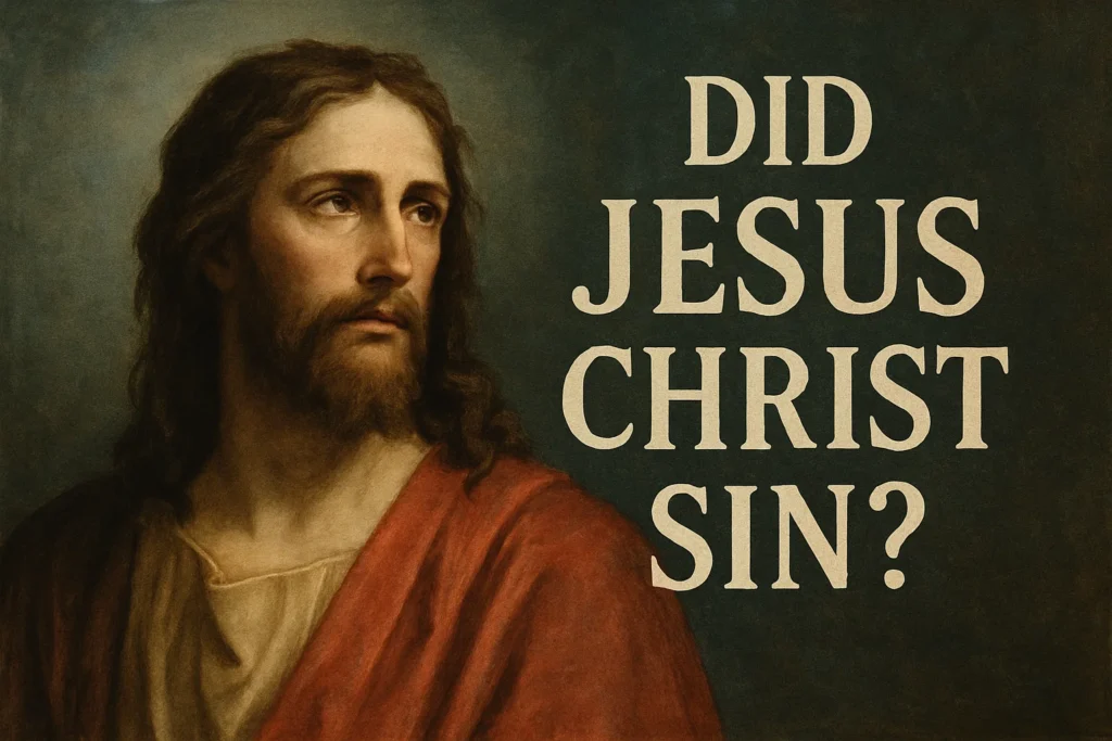 Did Jesus Christ Sin