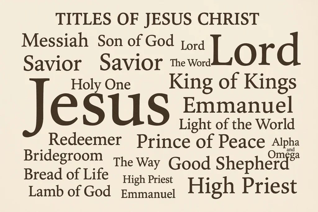 What Are the Titles of Jesus Christ - Jesus Christ - A Guide to His Life, Teachings, & History What Are the Titles of Jesus Christ