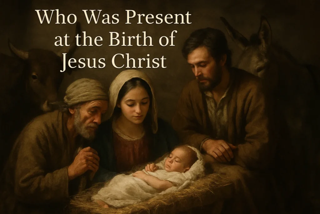 Who Was Present at the Birth of Jesus Christ - Jesus Christ - A Guide to His Life, Teachings, & History Who Was Present at the Birth of Jesus Christ